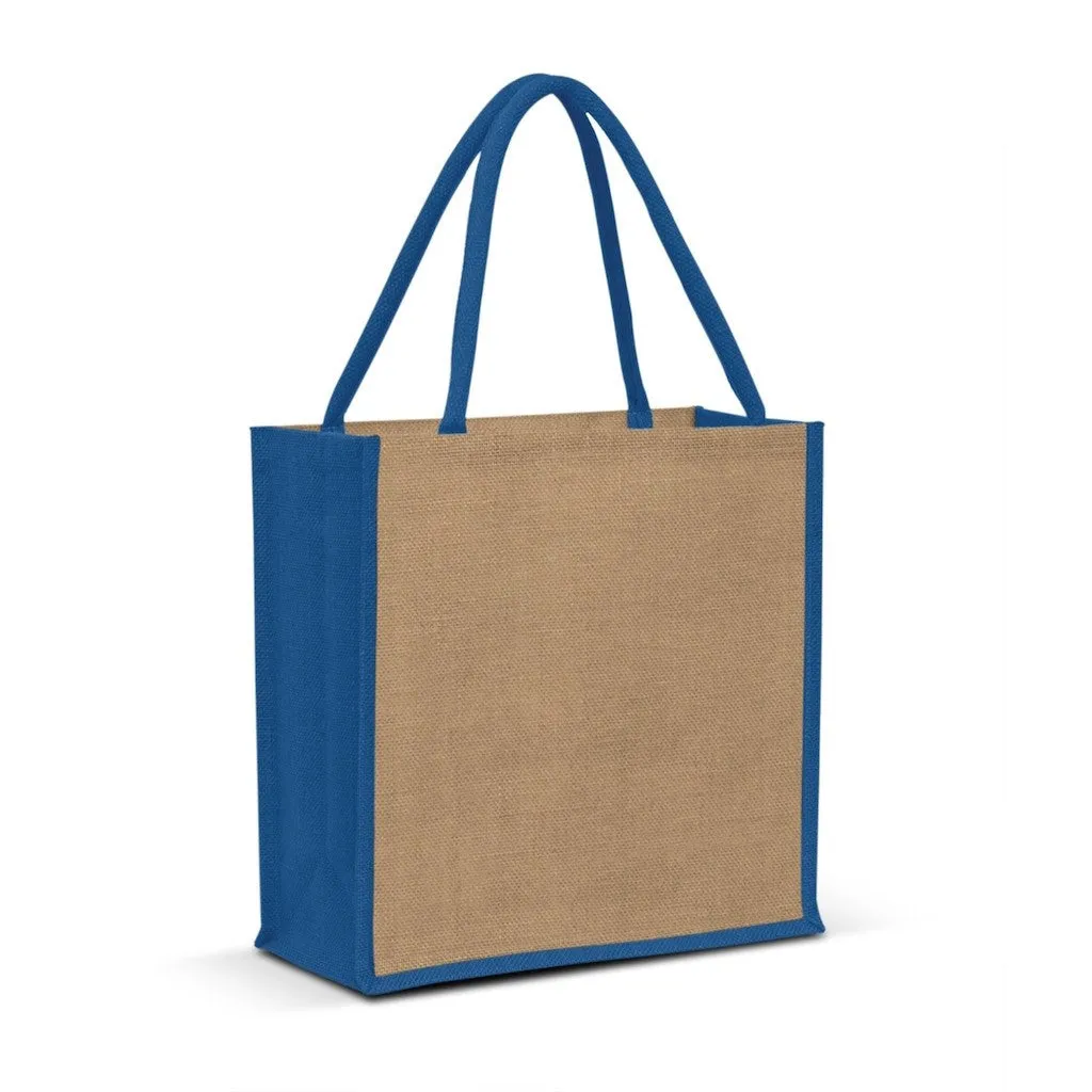 Stock Jute Portrait Shopper-Coloured(SJB-07T)