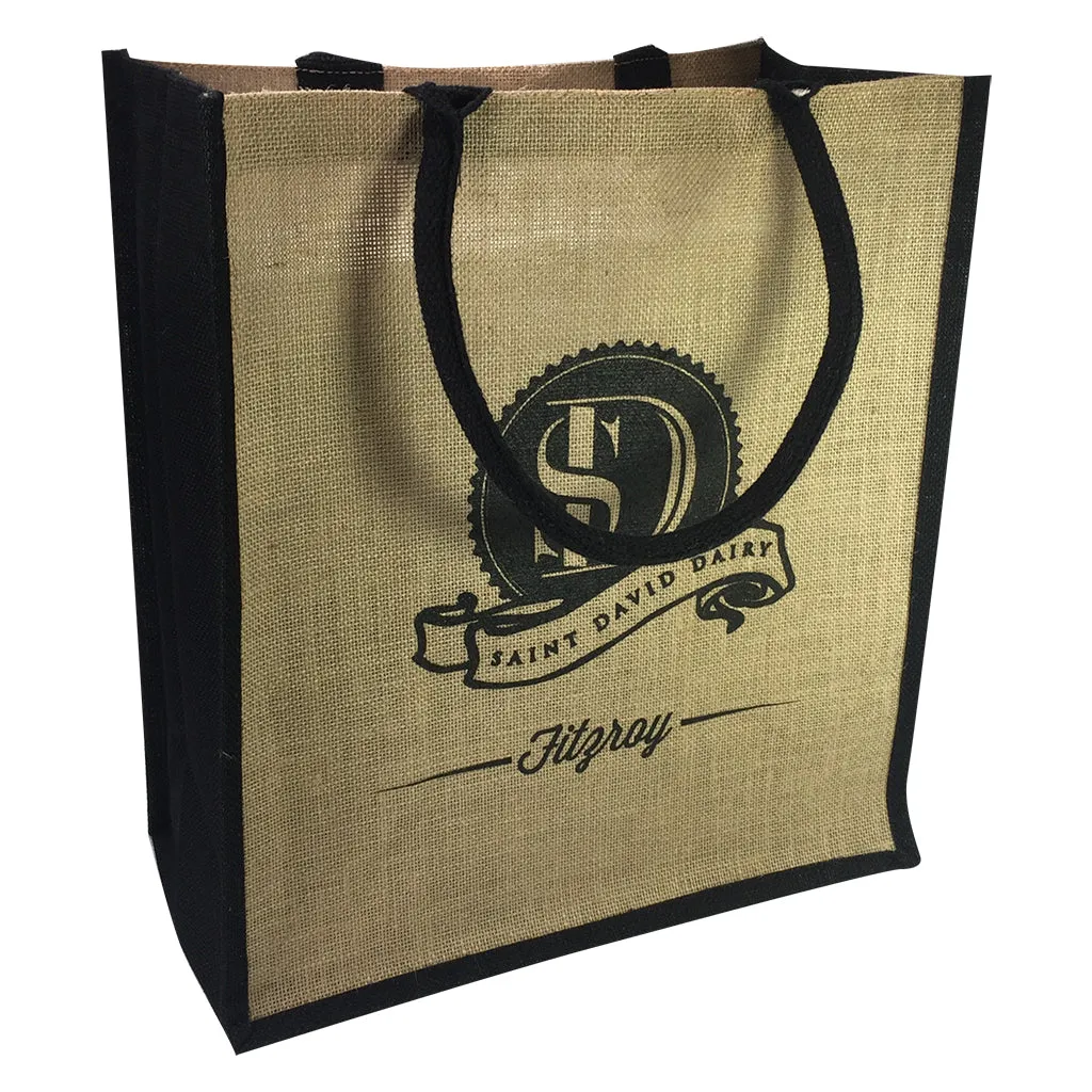 Stock Jute Portrait Shopper-Coloured(SJB-07T)