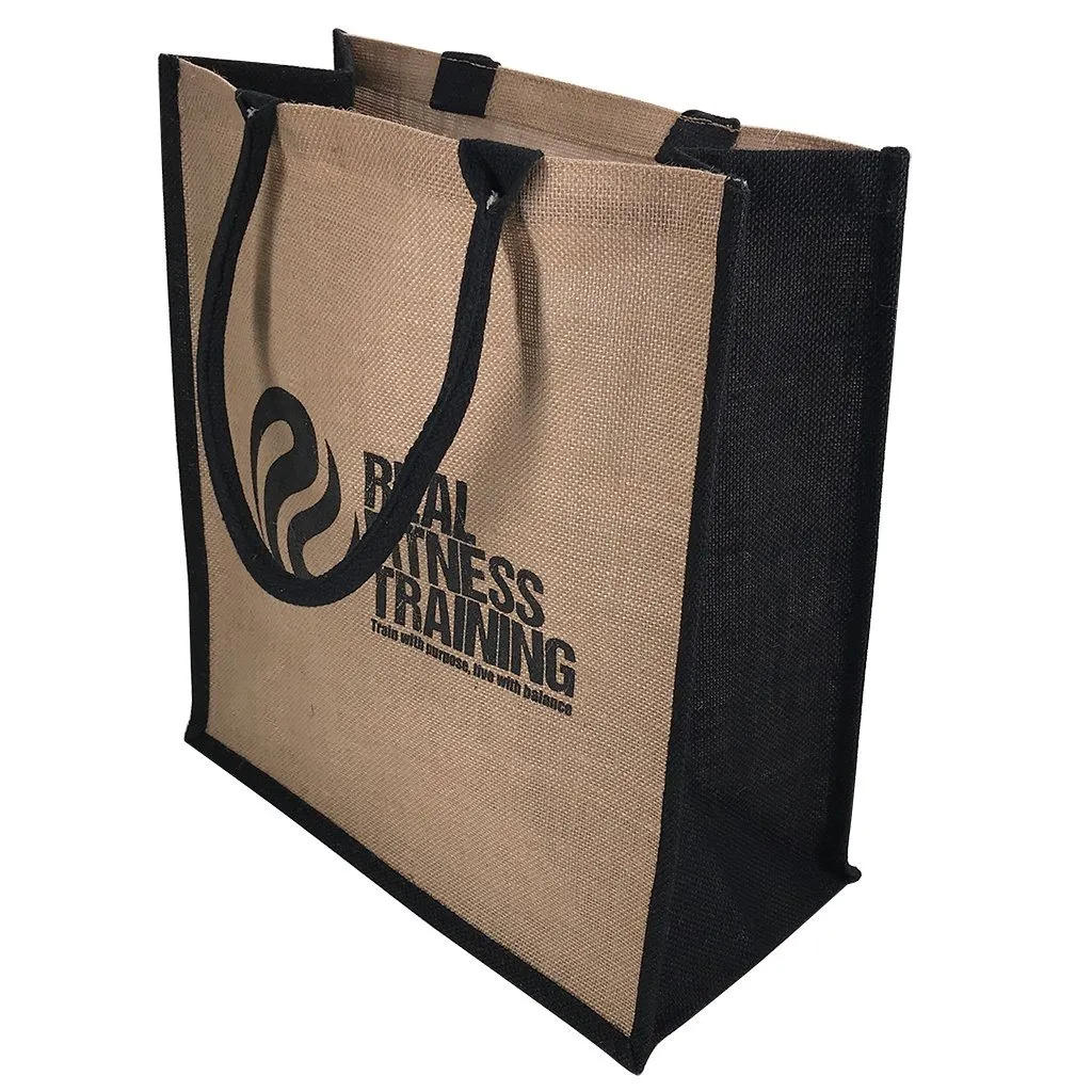 Stock Jute Portrait Shopper-Coloured(SJB-07T)