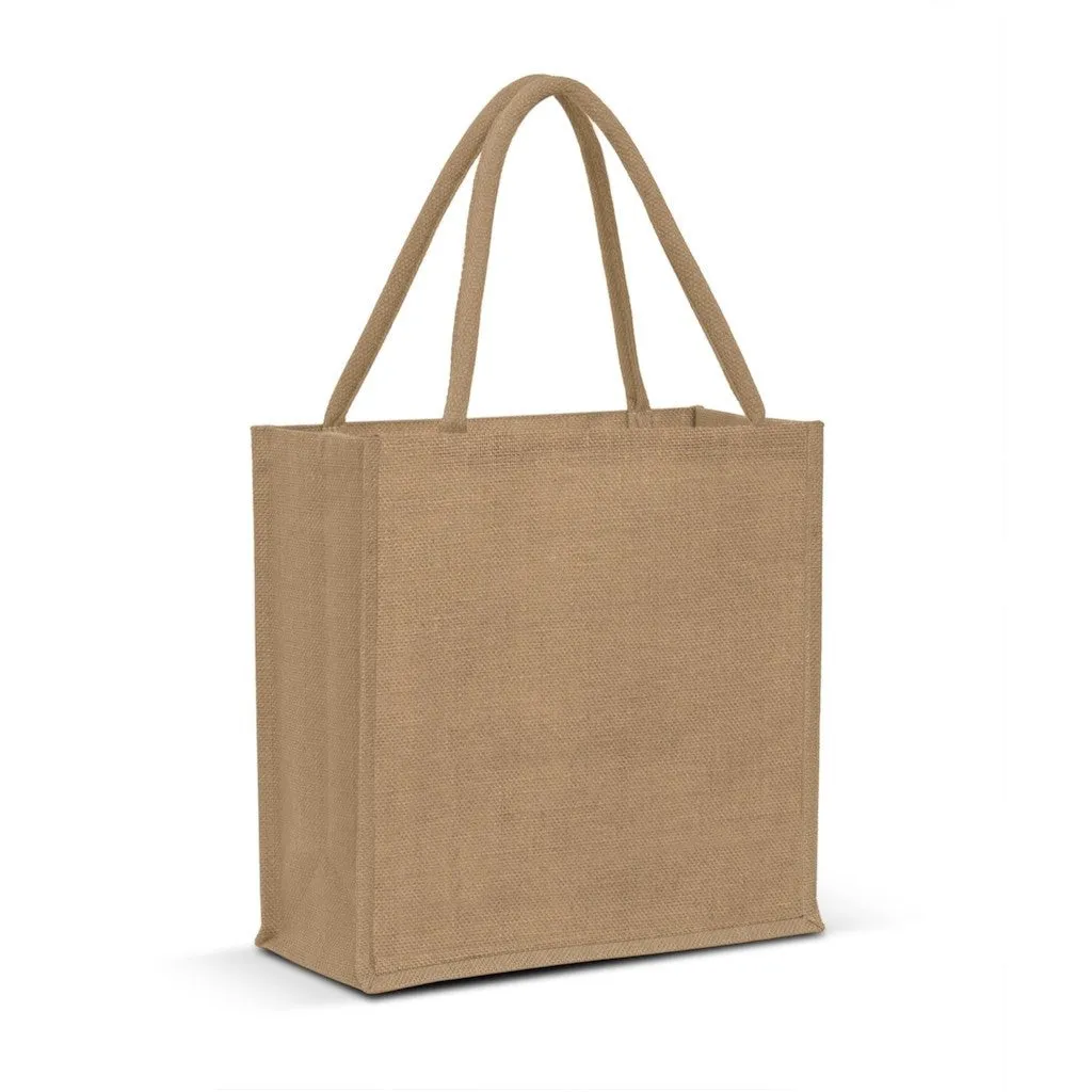 Stock Jute Portrait Shopper-Coloured(SJB-07T)