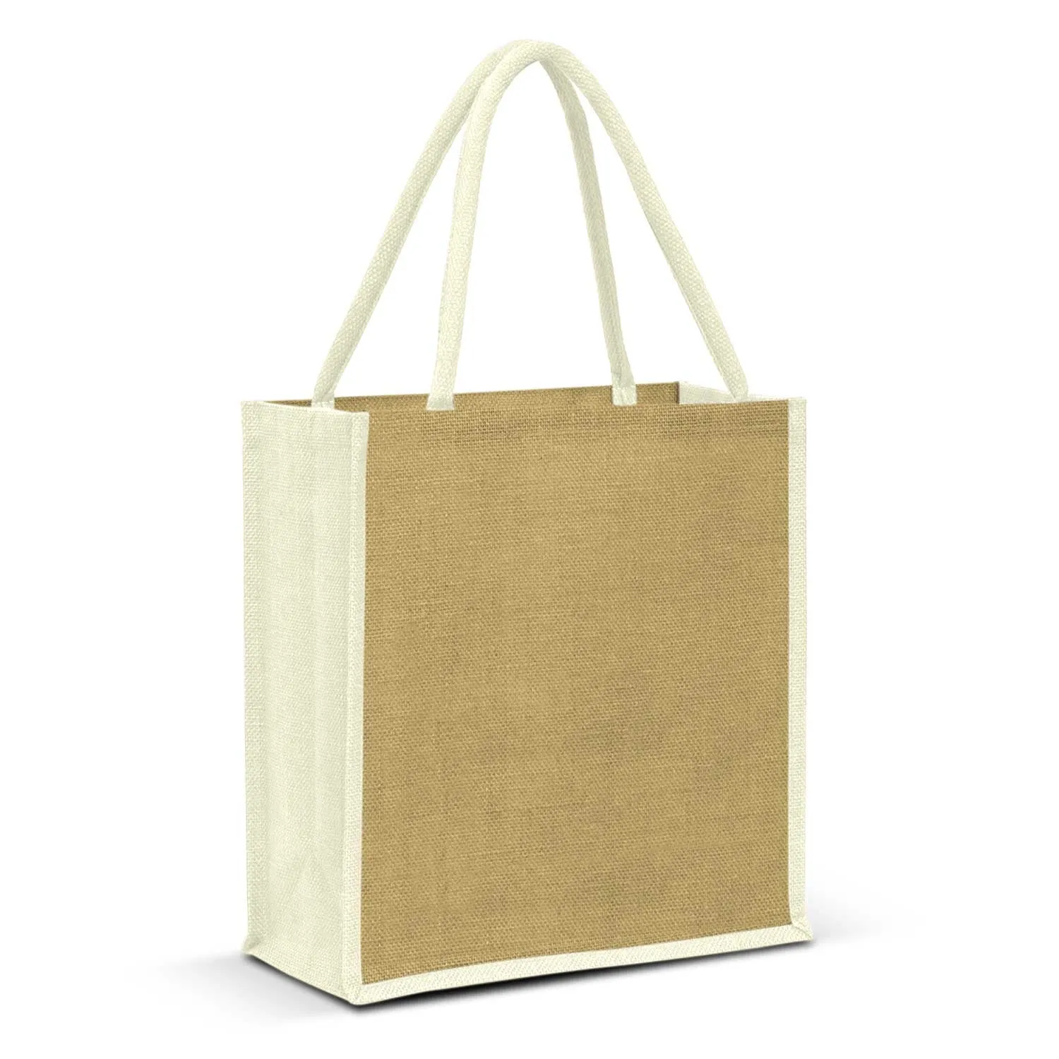 Stock Jute Portrait Shopper-Coloured(SJB-07T)