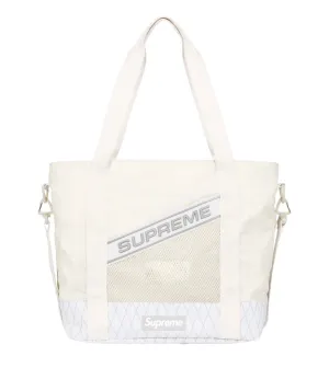 Supreme Logo Tote Bag White