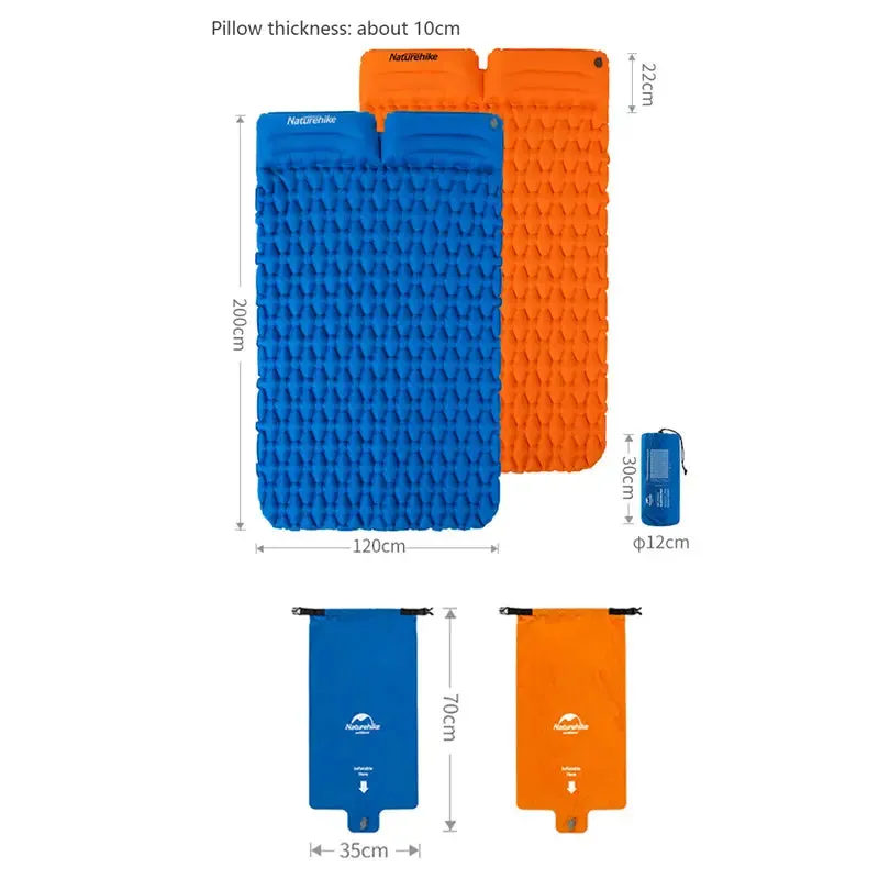 TPU Double Sleeping Pad With Pillow US