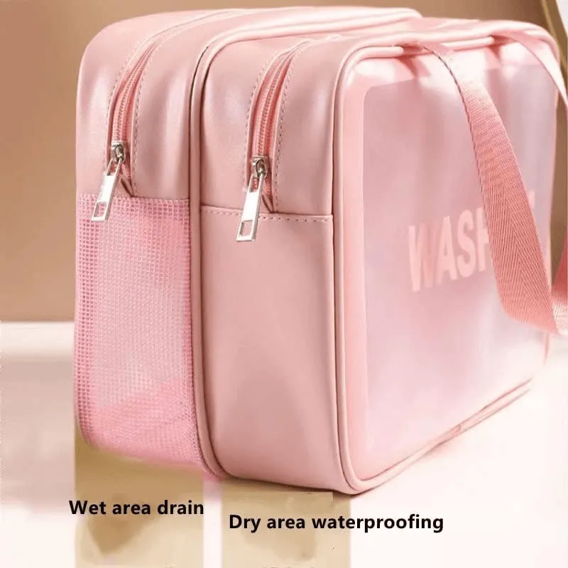 Transparent Travel Makeup Bag Waterproof (Big)