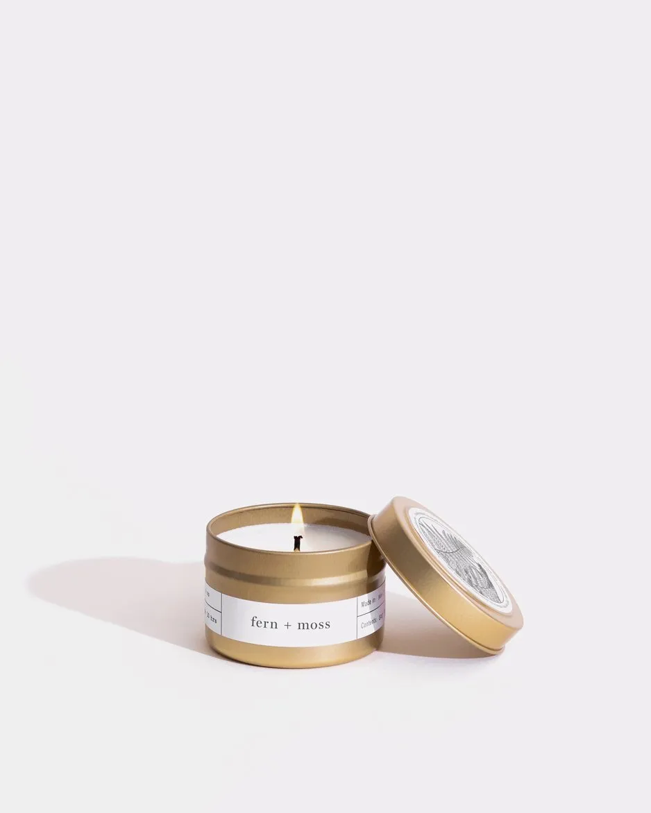 Travel Candles Fern Moss