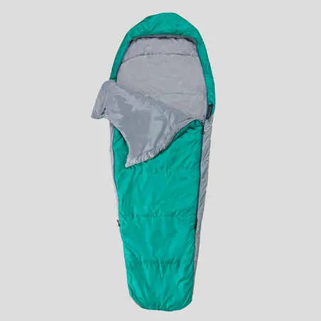 Trekking sleeping bag mt500 10°c - polyester