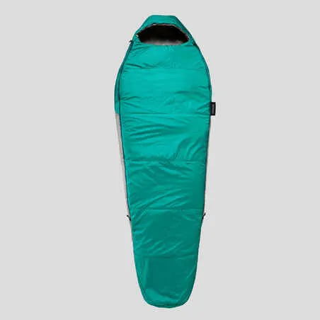 Trekking sleeping bag mt500 10°c - polyester