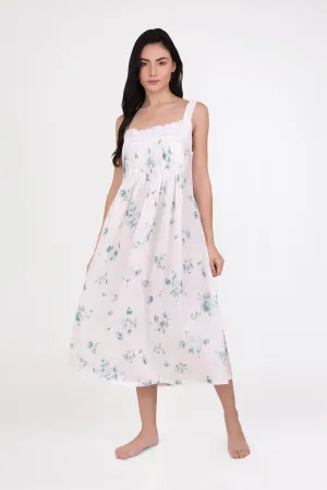 Tucked Strappy Nightie Floral 3