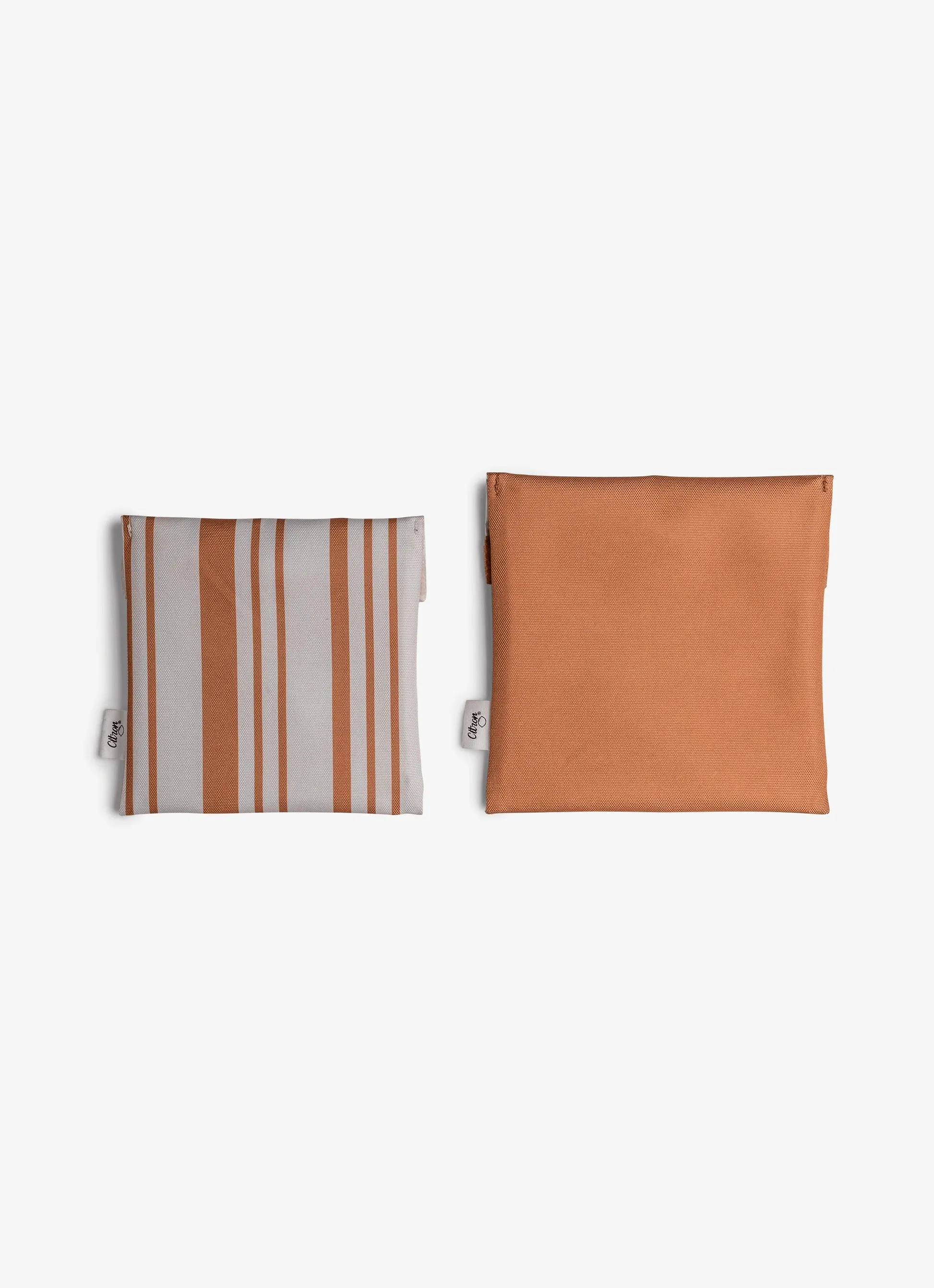 Two Reusable Sandwich Bags - Caramel