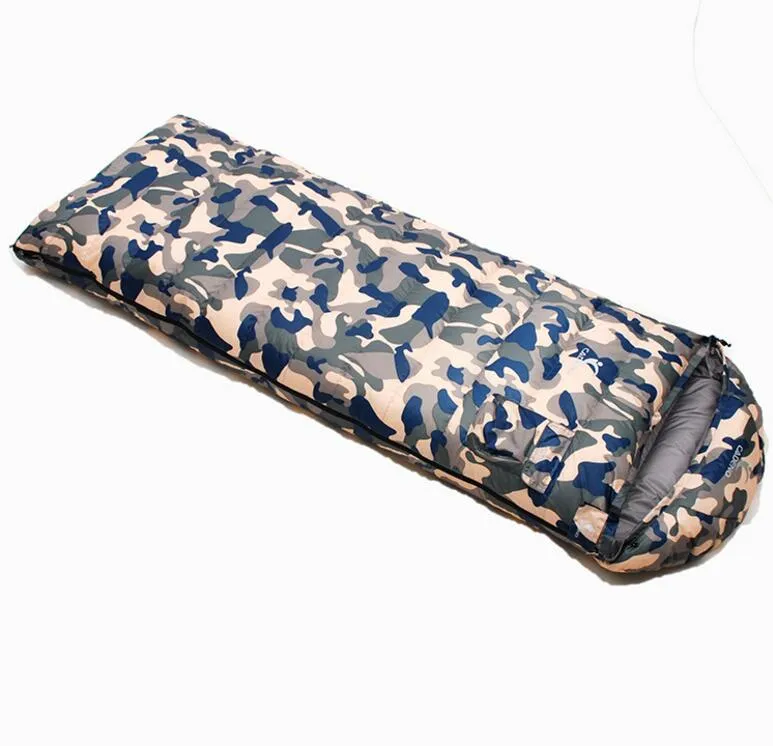 Ultralight Cold-Resistant Camouflage Down Sleeping Bag ST3C