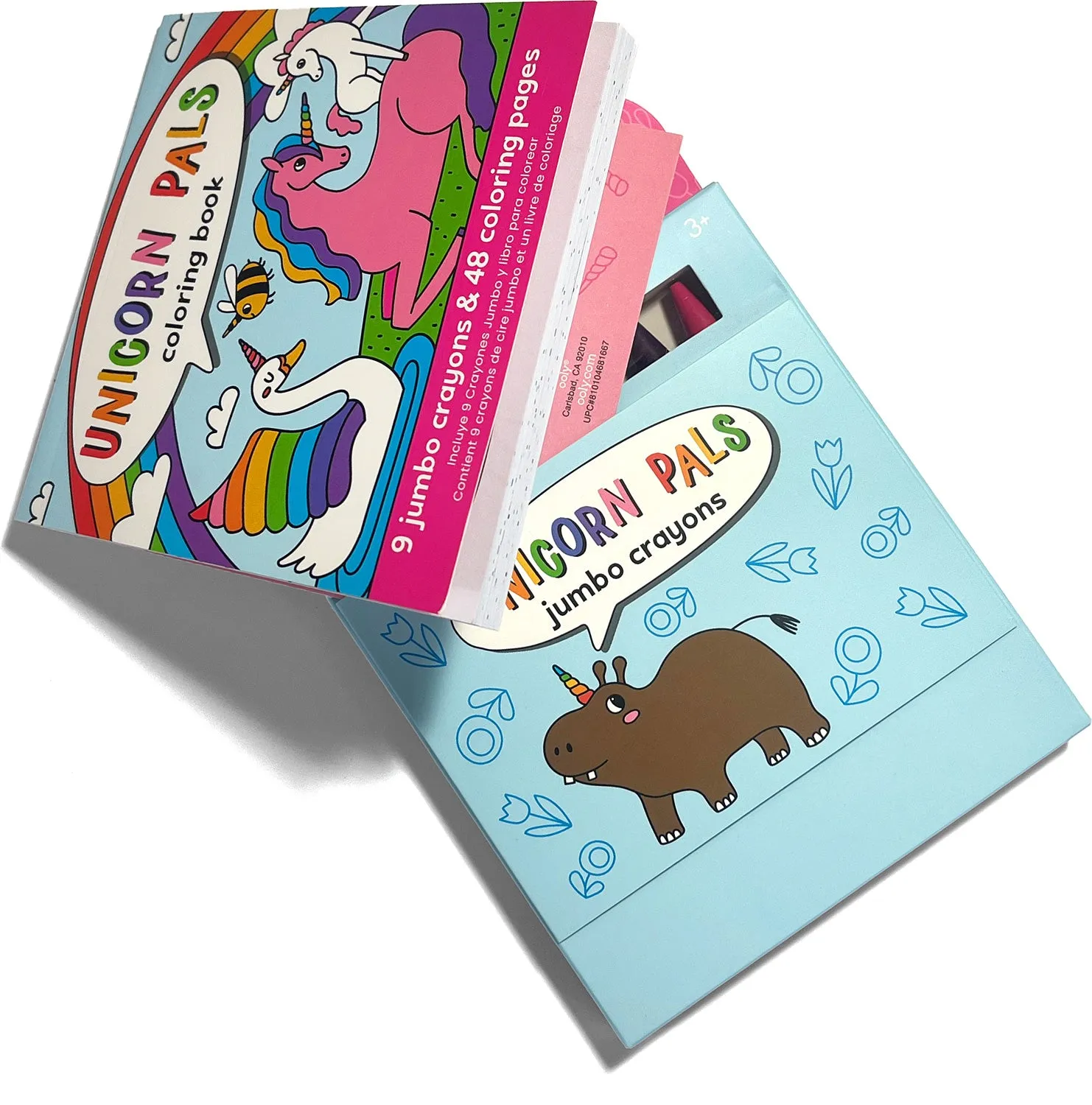 Unicorn Pals Carry Along Crayon & Coloring Book Kit