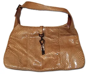 Vintage Gucci Cognac Snakeskin Purse