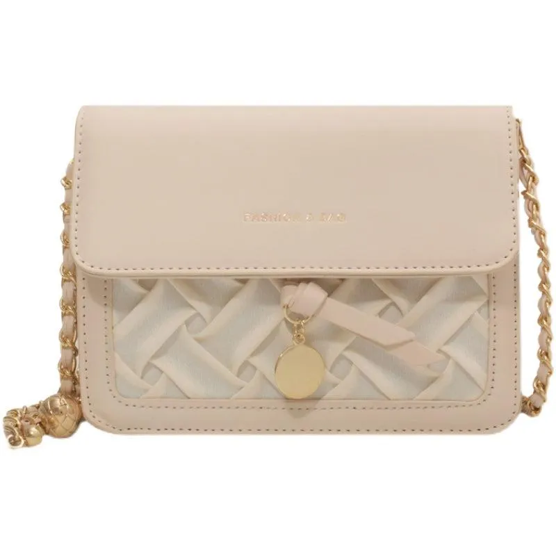 Vvsha Braided Flap Bag