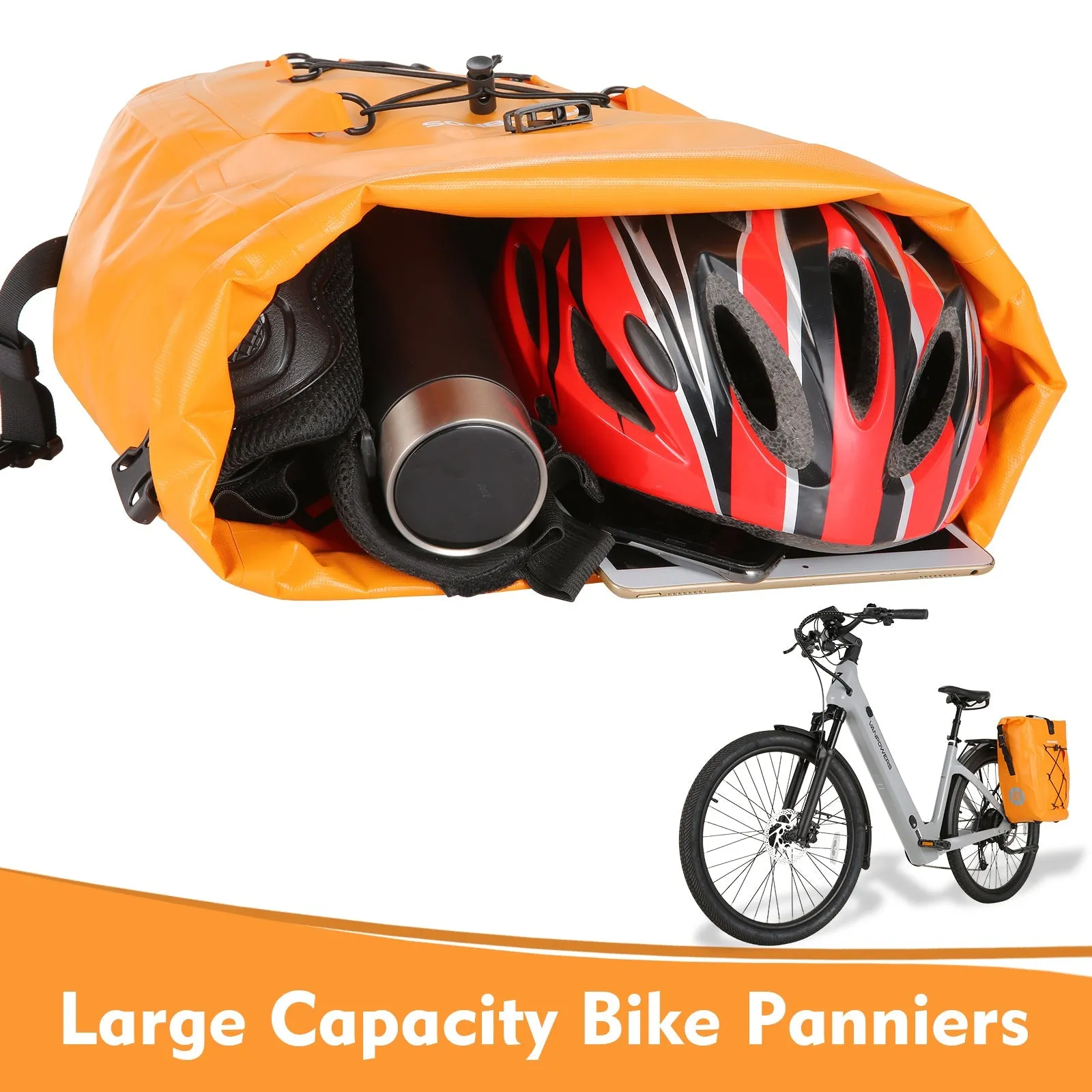 Waterproof Pannier Rear Rack Bag