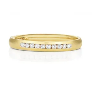 Wedding Band 18ct Gold Diamond Eternity Ring WQ218/I