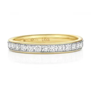 Wedding Band 18ct Gold Diamond Eternity Ring WQ233/I