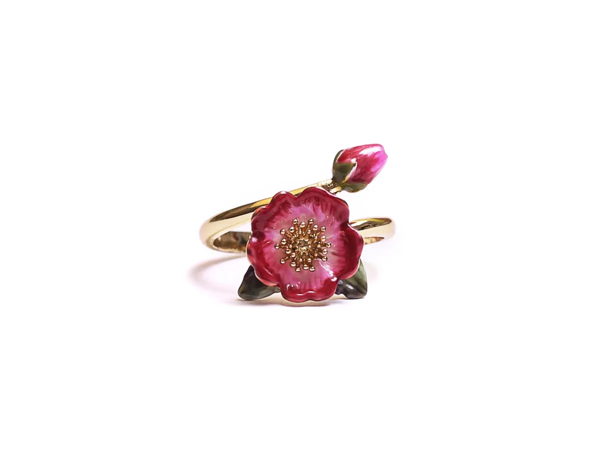 Wild Flower Open Ring