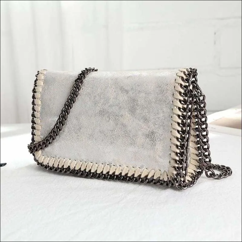 Womens Fashion Flap Shoulder Chain Bag